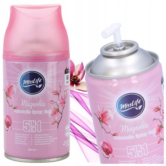 Odświeżacz Powietrza Wkład Spray 250 Ml Zapas Zapach Kwiatowy Magnolia Nice Stuff