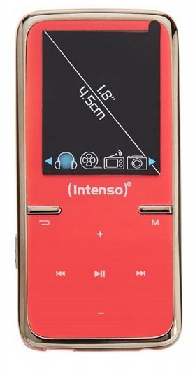Odtwarzacz INTENSO Video Scooter MP4, 8GB, 1.8", różowy Intenso