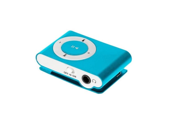 Odtwarzacz MP3 QUER z czytnikiem kart, niebieski Quer