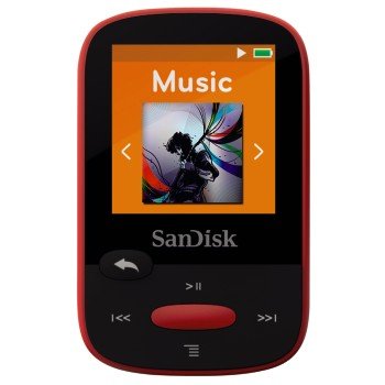 Odtwarzacz mp3 SANDISK Clip Sport, 4GB, czerwony SanDisk