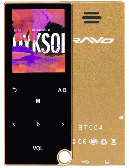 Odtwarzacz MP4 BT004 16GB bluetooth głośnik MP3 złoty Inna marka