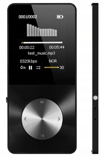 Odtwarzacz MP4 T1 16GB głośnik microSD MP3 czarny Inna marka