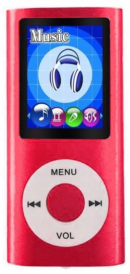 Odtwarzacz MP4 T838 16GB radio głośnik MP3 czerwon Inna marka