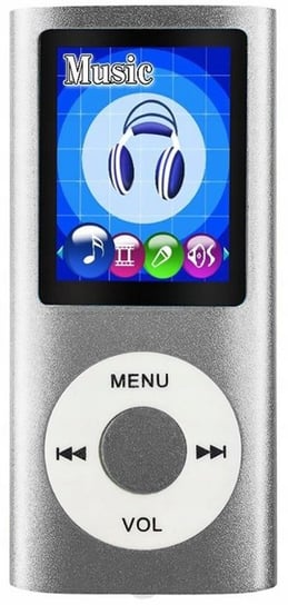 Odtwarzacz MP4 T838 16GB radio głośnik MP3 srebrny Inna marka