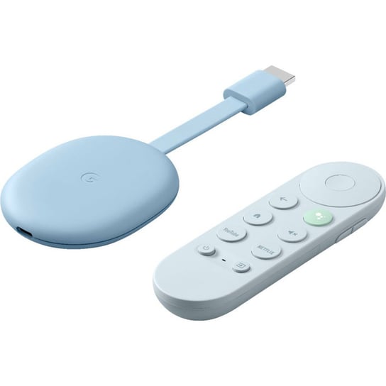Odtwarzacz multimedialny GOOGLE Chromecast 4.0 Google TV Niebieski Google
