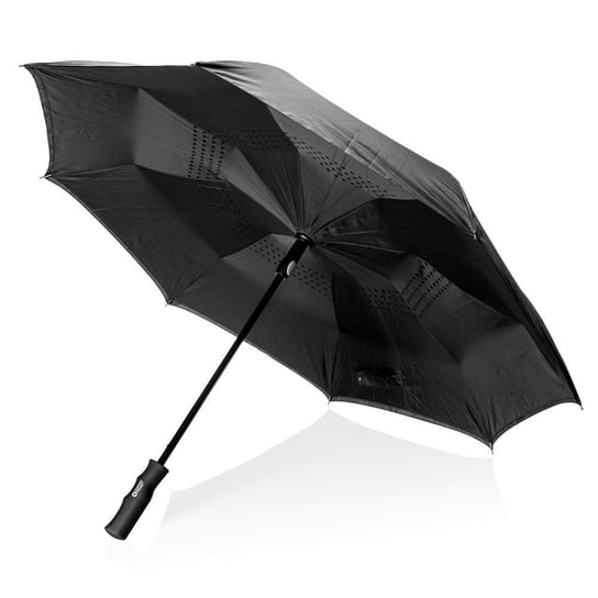Odwracalny parasol automatyczny 23" Swiss Peak Czarny SWISS PEAK