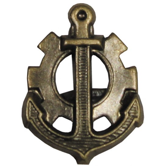 Odznaka metalowa CZ/SK, brąz, „Marine”, jak nowa. brak danych