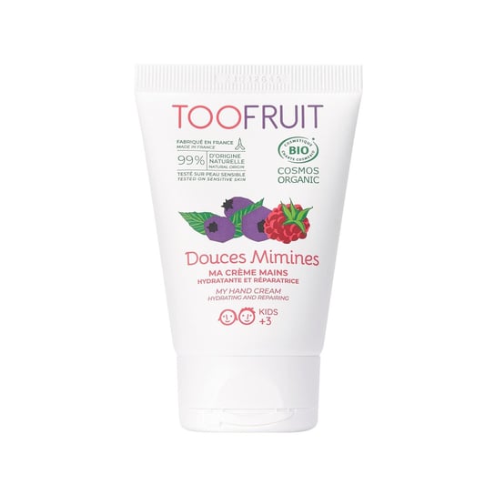 Odżywczy krem do rąk dla dzieci - BORÓWKA - MALINA - 50ml -Toofruit Toofruit