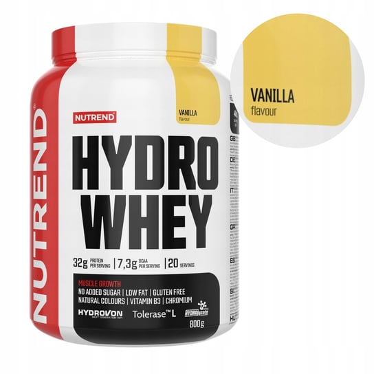 Odżywka białkowa Hydro Whey 800g wanilia Hydrolizat WPC WPI Nutrend