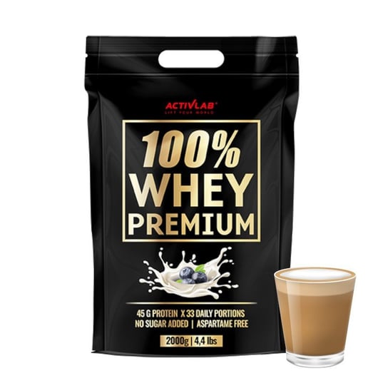 Odżywka Białkowa Koncentrat Activlab 100% Whey Premium 2000G Kawa ActivLab