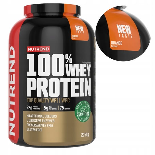 Odżywka białkowa Nutrend 100% Whey Protein 2250g karmelowe latte Nutrend