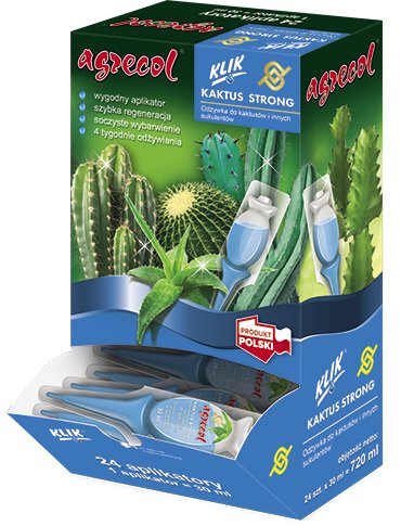 Odżywka do kaktusów i innych sukulentów AGRECOL Kaktus Strong 24x30ml Agrecol