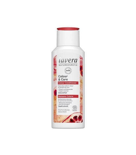 Odżywka do włosów farbowanych bio-granat i bio-quinoa, EcoCert, 200 ml, Lavera Lavera