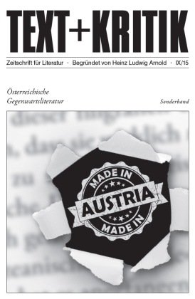 Österreichische Gegenwartsliteratur Edition Text + Kritik