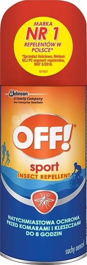 OFF, Sport, środek odstraszający owady aerozol, 100 ml OFF