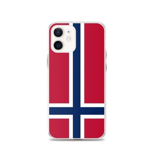 Oficjalne etui z flagą norweską na iPhone'a 12 Inny producent (majster PL)