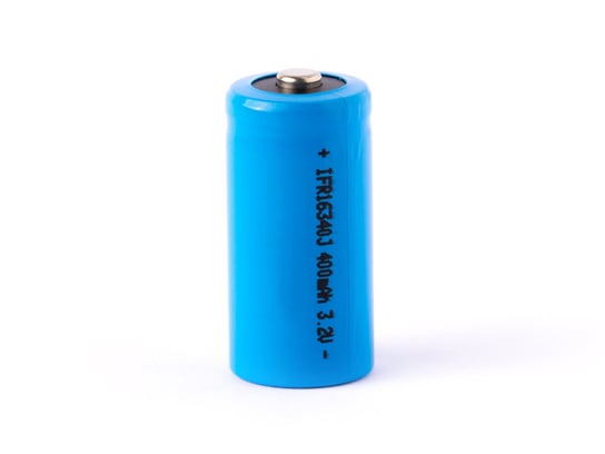 Ogniwo LiFePo4 IFR 16340 - 400mAh 3,2V plus podniesiony EIzfan