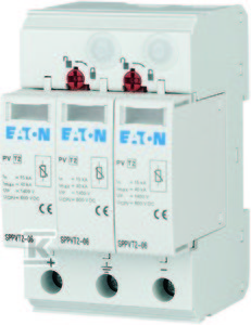 Ogranicznik przepięć typ 1+2 600VDC SPPVT12-06-2+PE Eaton