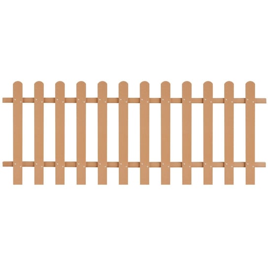 Ogród Fence WPC 200x80 cm, brązowy Zakito