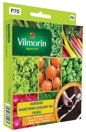 Ogródek warzywno-ziołowy na taśmie nr 1 - 9 taśm Vilmorin Inna marka