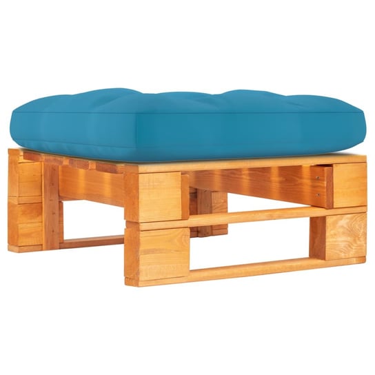 Ogrodowy stołek z palet, impregnowane drewno sosnowe vidaXL