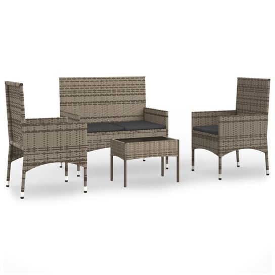 Ogrodowy zestaw wypoczynkowy - krzesło, ławka, sto / AAALOE Inna marka