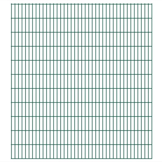 Ogrodzenie panelowe VIDAXL, 5 szt., 2D, zielone, 2,23x2,008 m, 10 m vidaXL