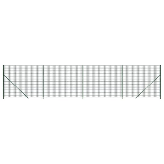 Ogrodzenie siatkowe 2x10m z drutem PVC, zielone Zakito Europe