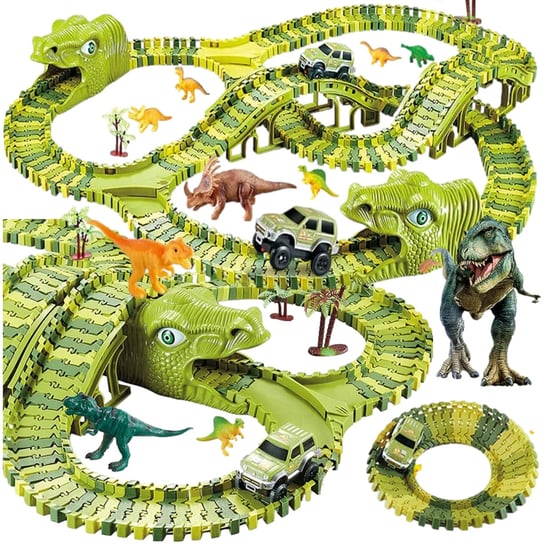 Ogromny Tor Wyścigowy, Elestyczny Tor Dla Samochodów, Dino Park, Park Dinozaurów Doris