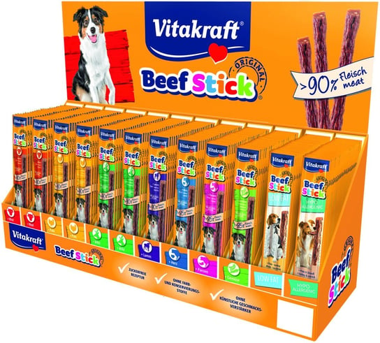 Ogromny zestaw smakołyków 300 szt dla psa VITAKRAFT 12 x 25szt Vitakraft