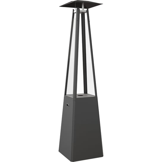 Ogrzewacz gazowy Umbrella stalowy czarny 12 kW kpl Kratki