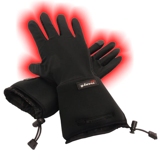 Ogrzewane rękawiczki uniwersalne GLOVII, rozmiar L-XL, czarny Glovii