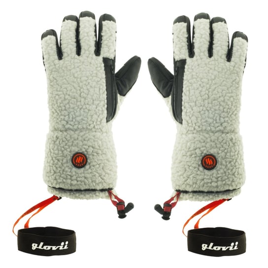 Ogrzewane rękawiczki w stylu shearling, GS3, rozmiar L Glovii