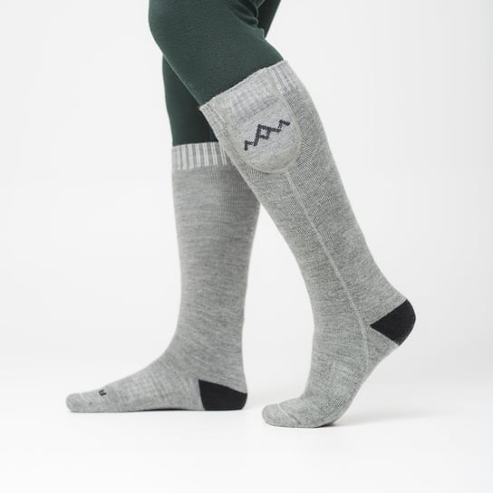 Ogrzewane skarpetki HeatX Heated Everyday Socks z baterią Szare M - EU40/42 Inna marka