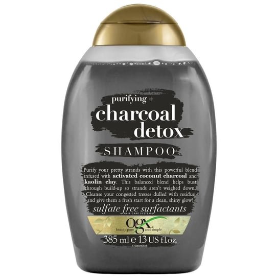 OGX Charcoal Detox Szampon Oczyszczający Włosy Słabe OGX