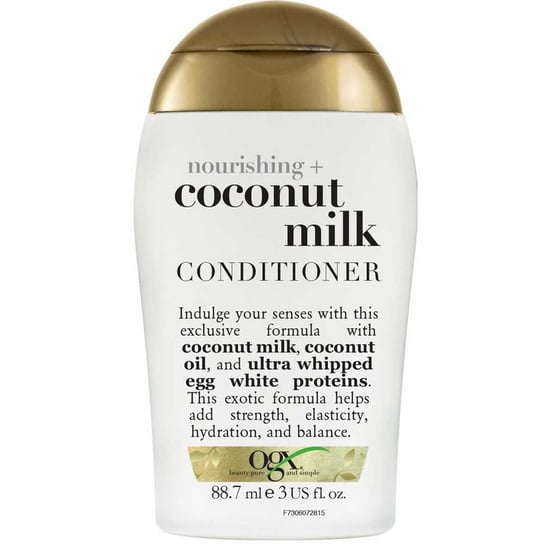 OGX Nourishing + Coconut Milk Conditioner, Nawilżająca odżywka z mleczkiem kokosowym, 88.7ml OGX