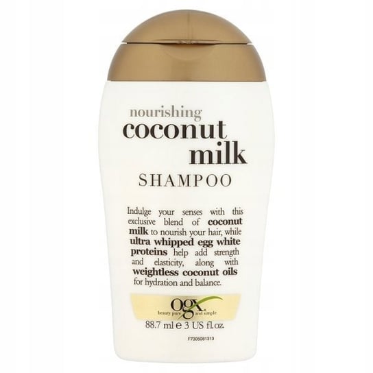 OGX Nourishing + Coconut Milk Shampoo, Nawilżający Szampon Z Mleczkiem Kokosowym, 88.7ml OGX