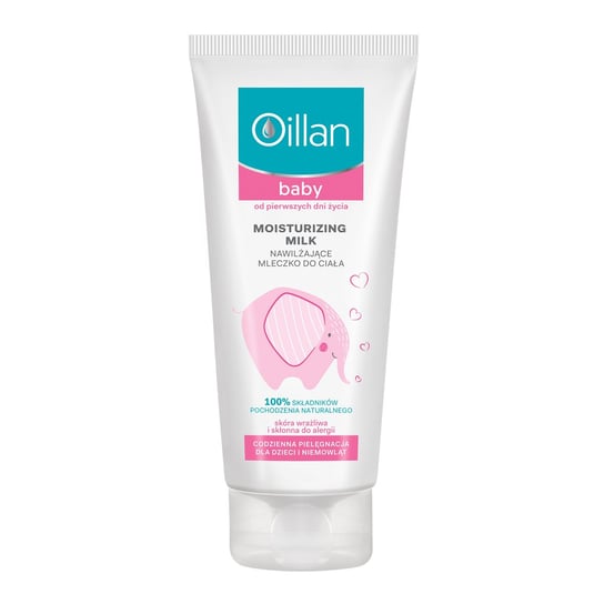 Oillan, Baby, mleczko nawilżające, do skóry alergicznej suchej i wrażliwej, 200 ml Oillan