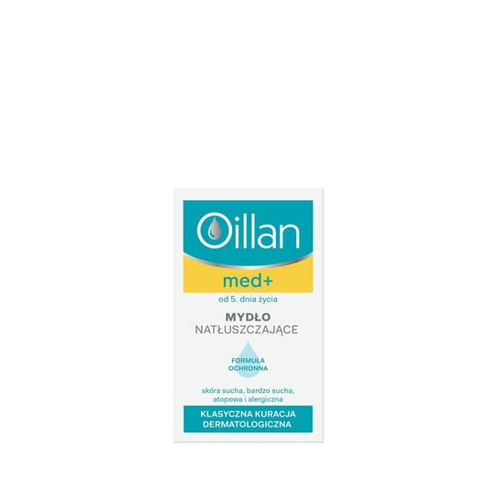 Oillan Med+, mydło natłuszczające, 100 g Oillan