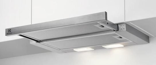 Okap Teleskopowy Electrolux Lfp326S 59,8Cm Srebrny Electrolux