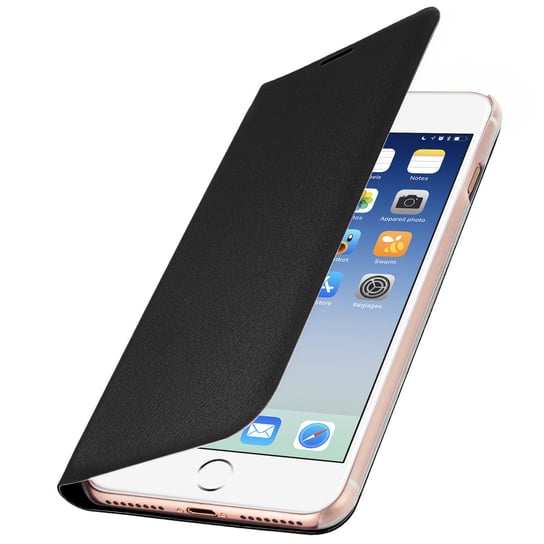 Okładka Flip Book, etui-portfel z podstawką do Apple iPhone 7 Plus / 8 Plus – czarne Avizar