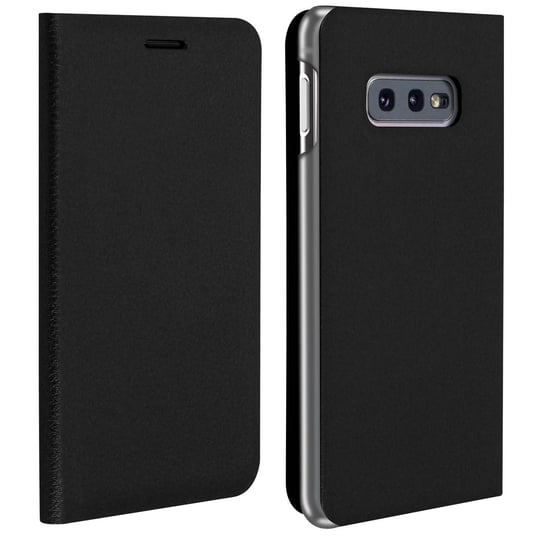 Okładka Flip Book, etui-portfel z podstawką do Samsunga Galaxy S10e - Czarny Avizar