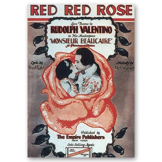 Okładka muzyczna Red Red Rose 50x70 Legendarte