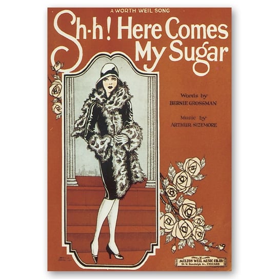 Okładka muzyczna Sh-H! Here Comes My Sugar 50x70 Legendarte