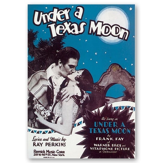 Okładka muzyczna Under A Texas Moon 50x70 Legendarte