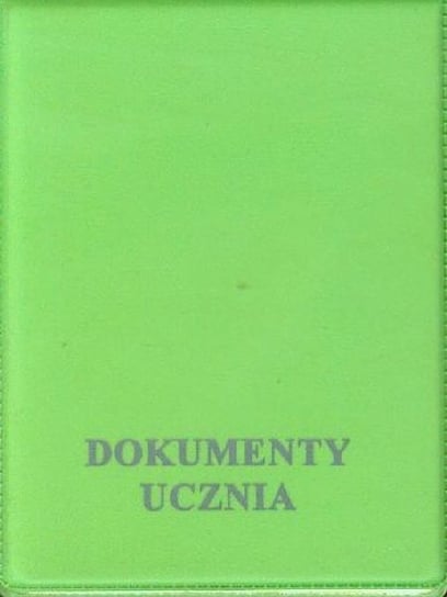 Okładka na dokumenty ucznia, zielona Biurfol