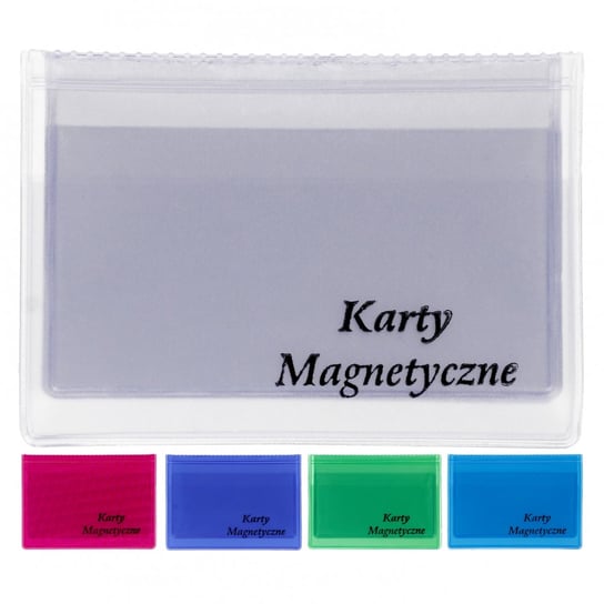 Okładka na kartę magnetyczną, żelowa Km83 Km Plastik 498575 KM PLASTIK