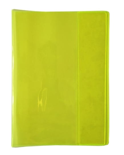 Okładka na zeszyt A5 PVC Neon żółty (5szt) Panta Plast