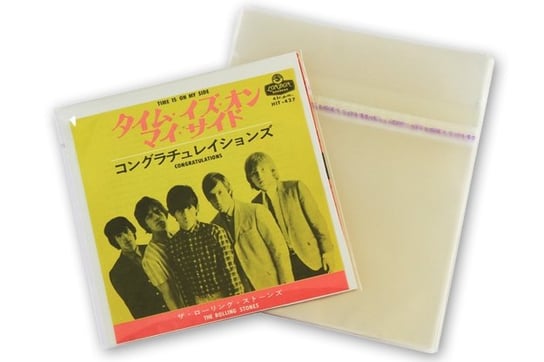 Okładki zewnętrzne na winyle 7" (single) KATTA JAPAN zaklejane przejrzyste 100 szt. KATTA Sleeves