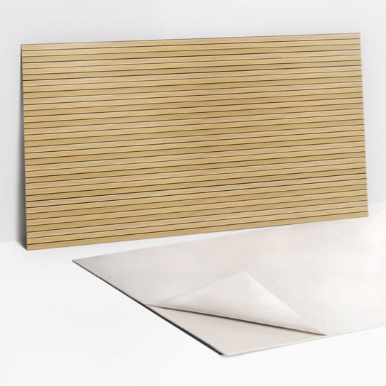 Okładzina Ścienna z Winylu 100x50 cm - Jasne drewniane deski Tulup